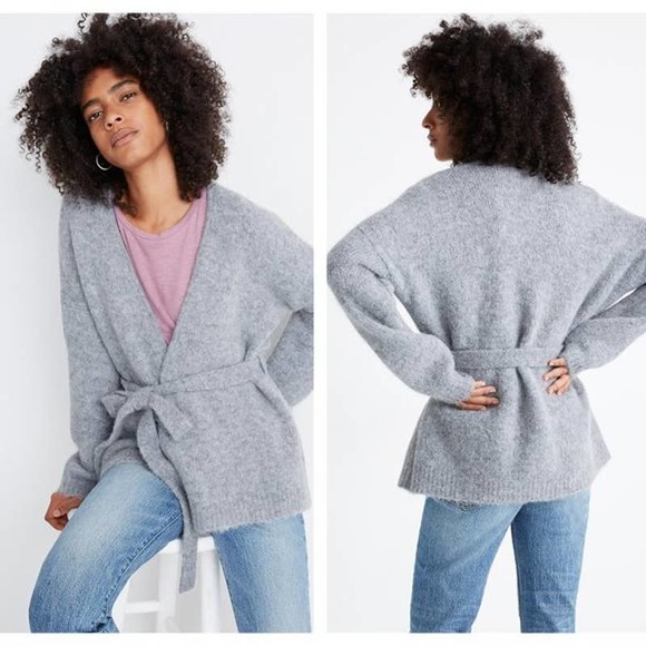 madewell wrap cardigan